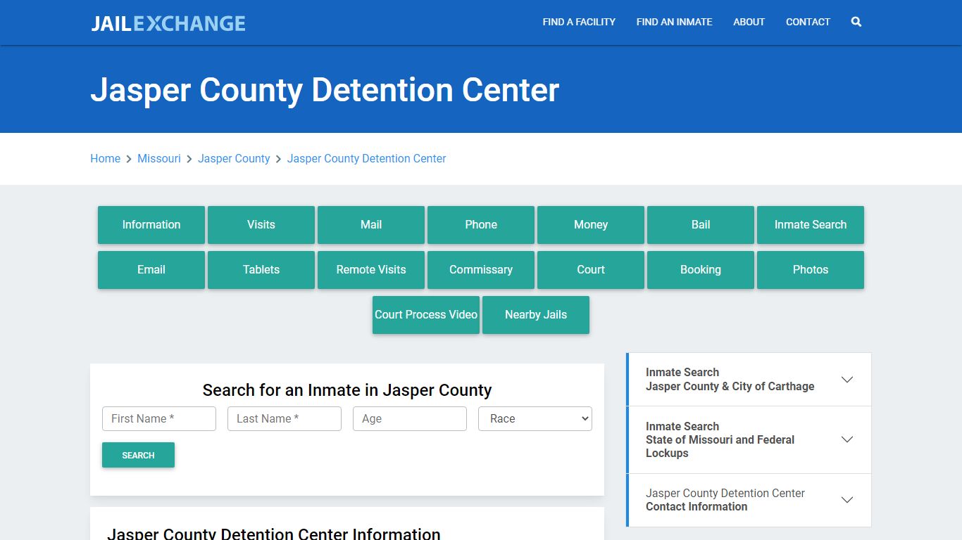 Jasper County Detention Center - Jail Exchange